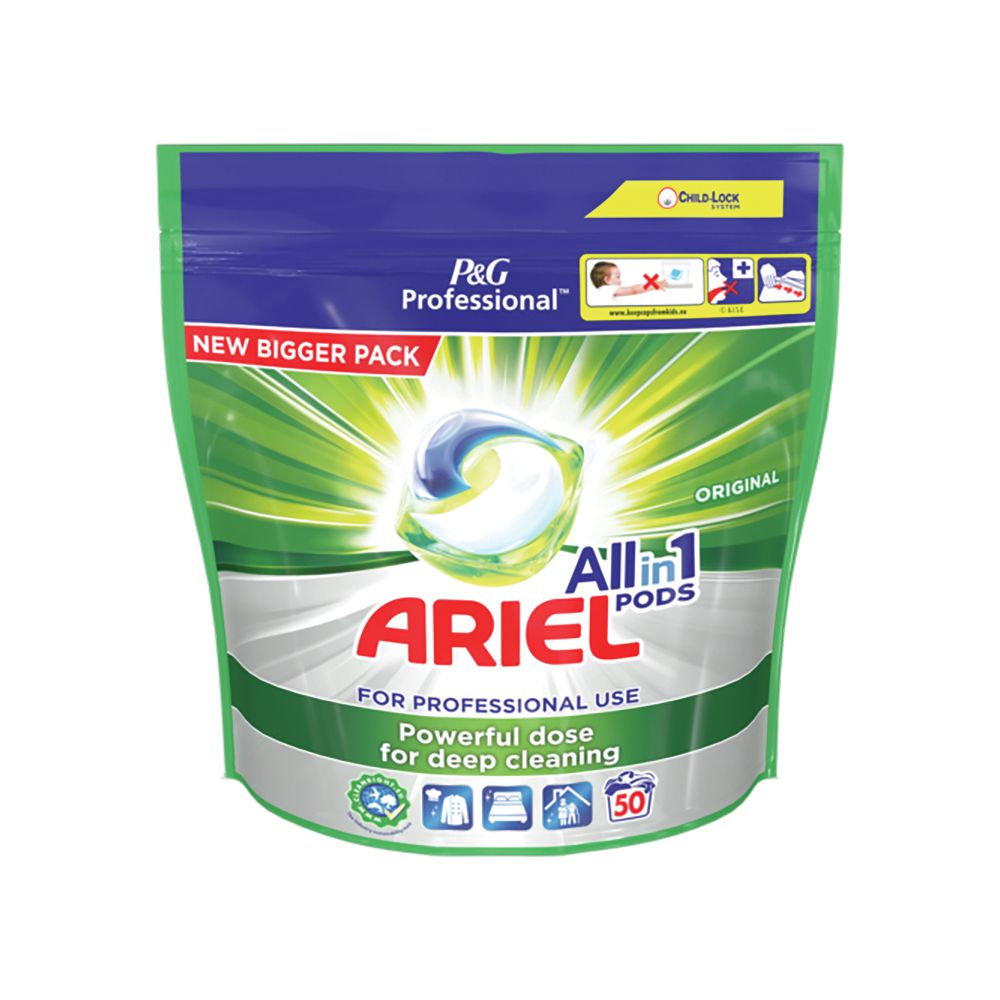 Ariel All-in-1 Liquid Pods 50 Wash | Brosch Direct