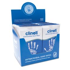 Clinell Antimicrobial Hand Wipes ‑ 100 Wipes