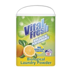 Vital Fresh Lemon Biological Laundry Powder 10kg