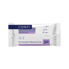 Conti Cotton Soft Cleansing Dry Wipes (28cm x 30cm)