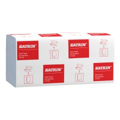 Katrin Basic 1ply Zig Zag V Fold Hand Towels ‑ Case of 5000