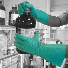 Matrix Nitri‑Chem Nitrile Flocklined Rubber Glove