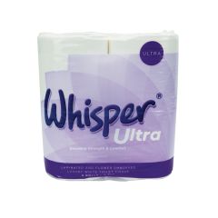 Whisper Ultra 3ply Luxury Toilet Roll ‑ Case of 40