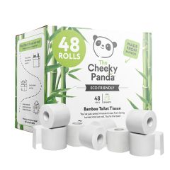 The Cheeky Panda Plastic‑Free Bamboo 3ply Toilet Tissue Bulk