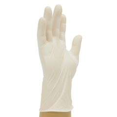 Powder Free Cream Synthetic Stretch Vinyl Gloves