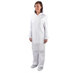 Standard Polythene Aprons in a Dispenser Pack ‑ White