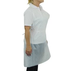 Premium Polythene Aprons in a Dispenser Pack ‑ White
