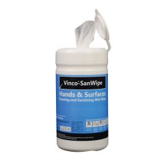 Vinco‑SanWipe Hand & Surface Cleaning Wipes