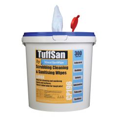 Vinco‑SanWipe TuffSan Scrubbing Sanitising & Cleaning Wipes (300)