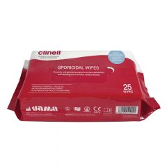 Clinell Sporicidal Wipes 25 Wipes