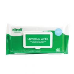 Clinell Universal Sanitising Wipes ‑ 40 Wipe Pack