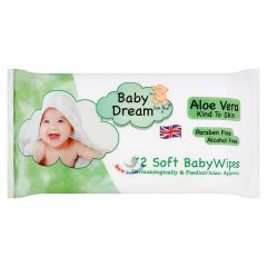 Baby Dream Aloe Vera Soft Baby Wipes ‑ 72 Wipes