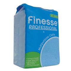 Finesse Prof Multi‑Purpose Cleaning Cloths Blue