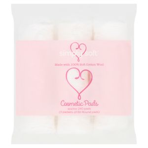 Simply Soft® Round Cotton Cosmetic Pads Multipack