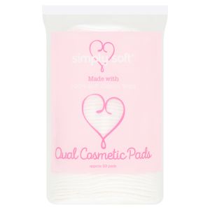 Simply Soft® Oval Cotton Cosmetic Pads