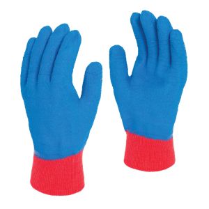 Polyco Blue Grip Full Crinkle Latex Coated Glove