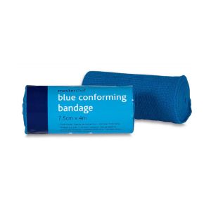 Conforming Bandage, Blue ‑ 7.5cm x 4m