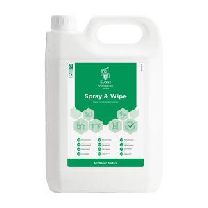 Evans Spray and Wipe Multi Surface Cleaner ‑ 5 Litre