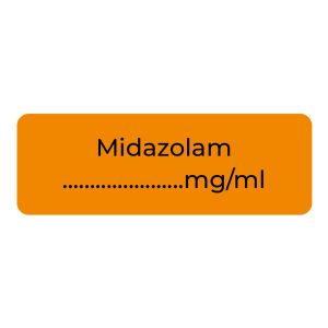 Syringe Label ‑ Midazolam