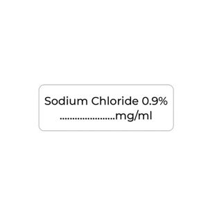 Syringe Label‑ Sodium Chloride 0.9%