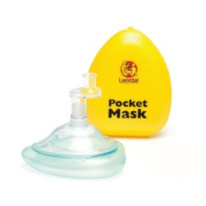 Pocket Mask with Oxygen Inlet