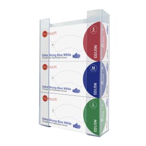 Nutouch PVC Plastic Glove Box Dispensers ‑ Large Triple