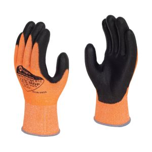 Polyco Matrix Orange PU Palm Coated Cut Resistant Glove