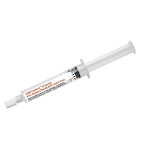 Saline filled 10ml syringe