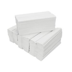 White 1ply C Fold Hand Towel