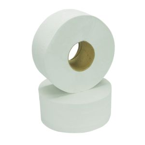 Fine Touch PJBC150 White 2ply Mini Jumbo Toilet Rolls (150m)