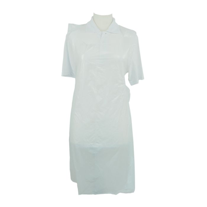 Standard Polythene Aprons on a Roll - White | Brosch Direct