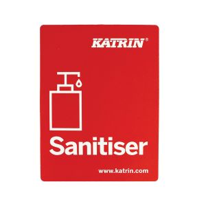 Katrin Sanitiser Dispenser Sticker