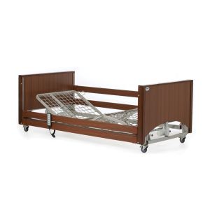 Alerta Lomond Low Electric 4 Section Profiling Bed ‑ Walnut