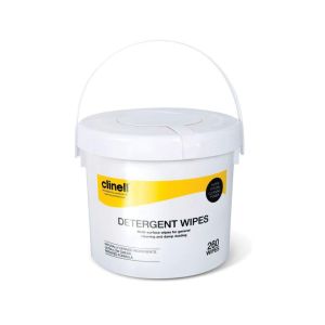 Clinell Detergent Wipes ‑ Bucket Dispenser 260 Wipes