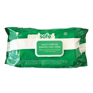 Sanisafe 6 Multi‑Purpose Disinfectant Wipes