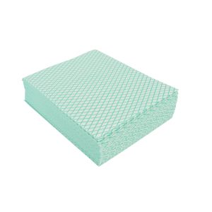 Coloured Cleaning Cloths ‑ 30x38cm Green