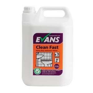 Evans Clean Fast Heavy Duty Washroom Cleaner Concentrate ‑ 5 Litre