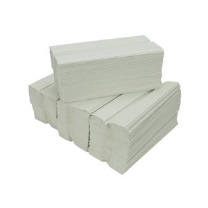 White 1 ply C Fold Hand Towels ‑ Case of 2640