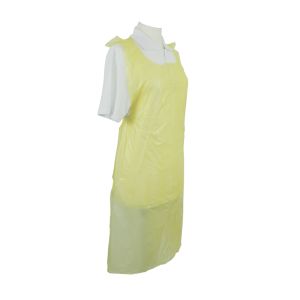 Premium Polythene Aprons on a Roll ‑ Yellow
