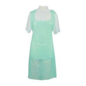 Standard Polythene Aprons on a Roll ‑ Green