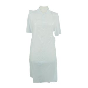 Standard Polythene Aprons on a Roll ‑ White
