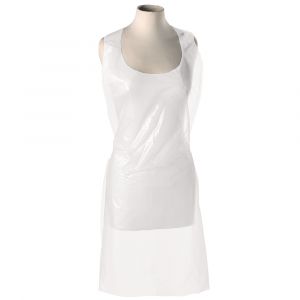 Value Polythene Aprons in a Dispenser Pack ‑ White