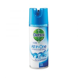 Dettol Aerosol Disinfectant Spray 400ml – Crisp Linen