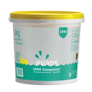 Evans 1066 Conqueror Deodorant Toilet Blocks 3kg
