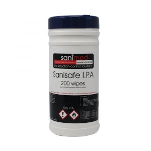 Sanimed Sanisafe 70% IPA Disinfectant Wipes ‑ 200 Wipes
